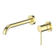 Greens Gisele Wall Basin/Bath Mixer Pvd Brushed Brass