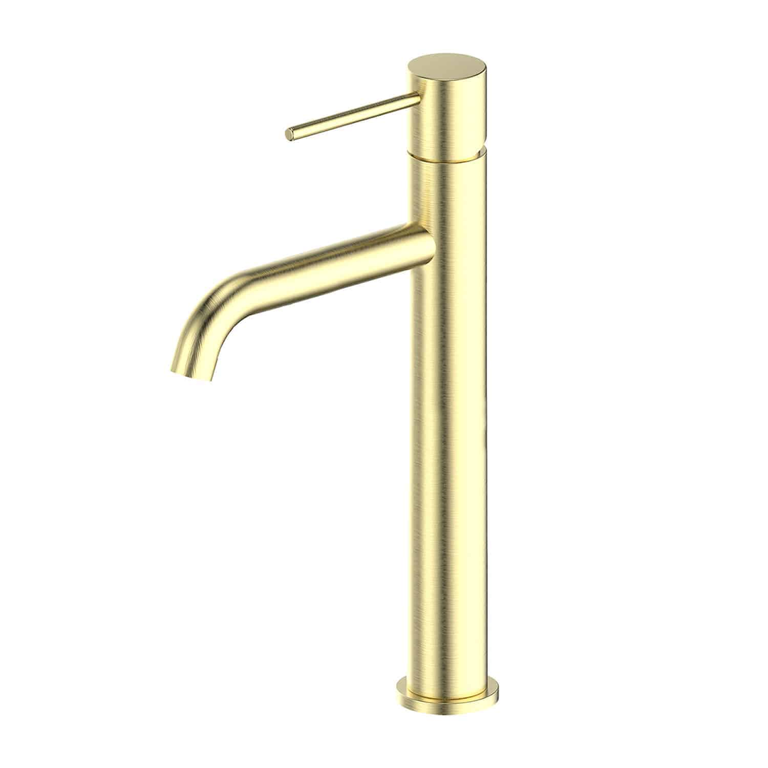 Greens Gisele Tower Basin Mixer Pvd Brushed Brass