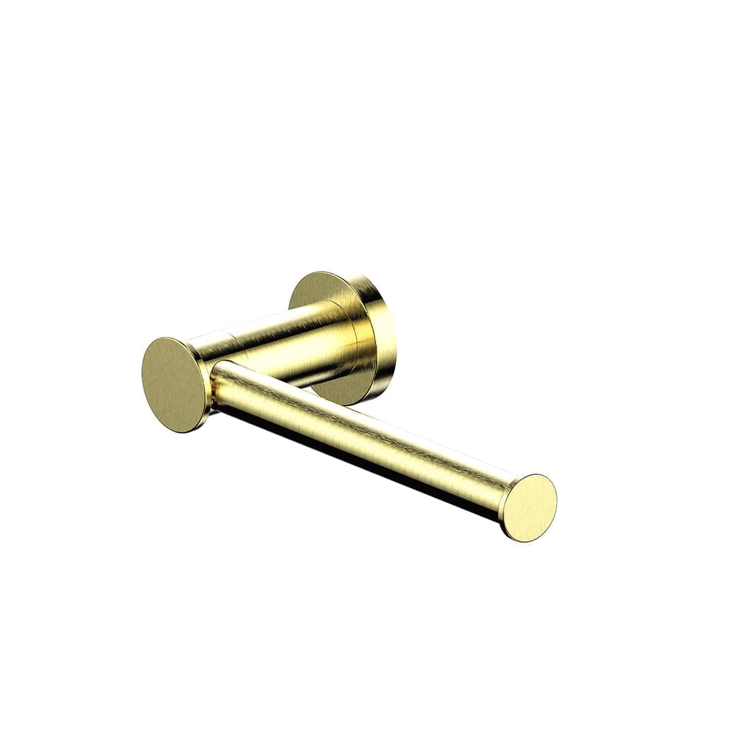 Greens Reason Toilet Roll Holder Brushed Brass