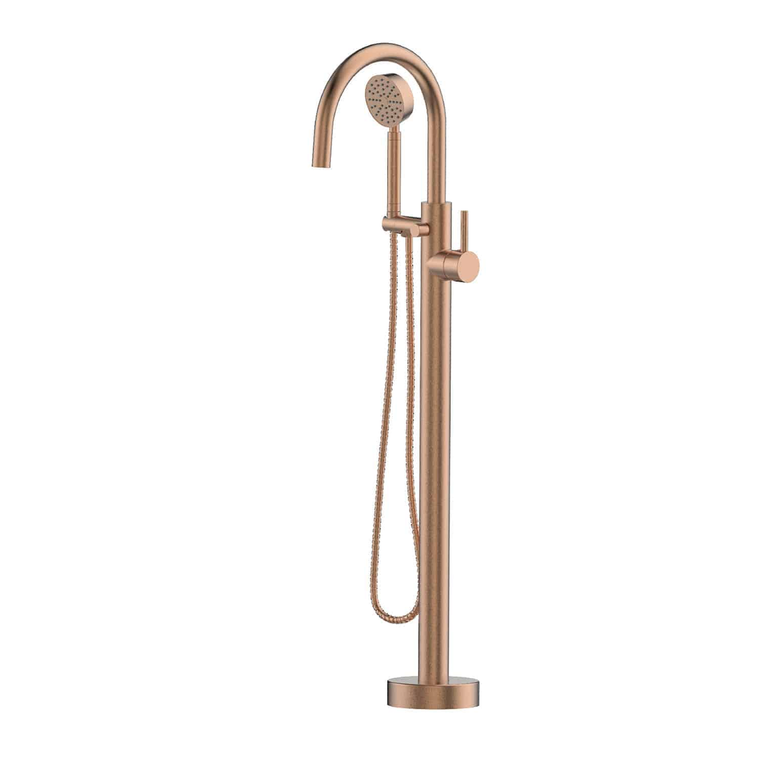 Greens Gisele Freestanding Bath Filler Brushed Copper