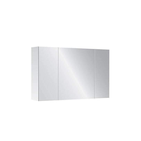 Parisi Pure Bianco 1000mm Mirror Cabinet Matt White Pb-1000Ms-Mw
