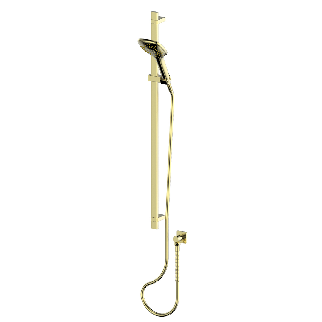 Greens Skyla Airflo Rail Shower Pvd Brushed Brass