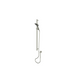 Greens Skyla Airflo Rail Shower Brushed Nickel 110Mm X 107Mm Multi Function Handset