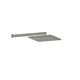 Greens Skyla Wall Shower Brushed Nickel 280Mm X 280Mm Square Overhead Shower