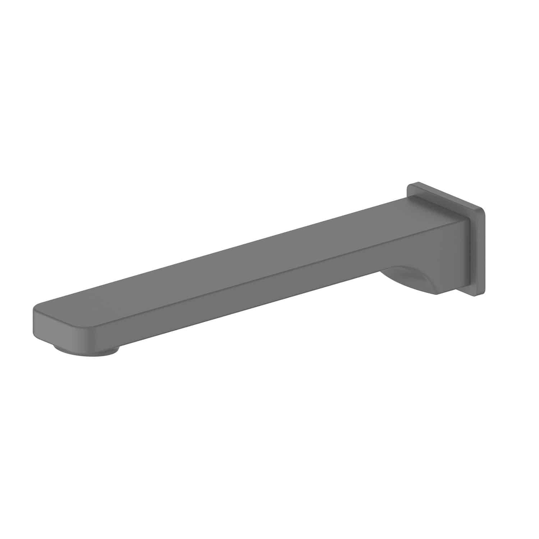 Greens Swept Bath Spout Gunmetal Fixed Spout