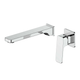 Greens Swept Wall Basin/Bath Mixer Chrome