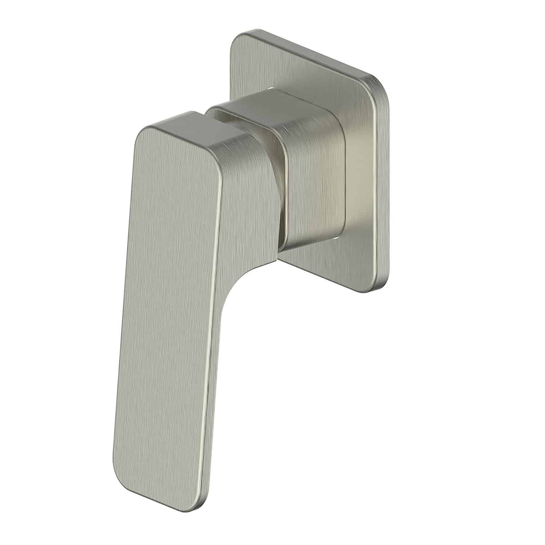 Greens Swept Shower Mixer Pvd Brushed Nickel