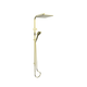 Greens Skyla Airflo Twin Rail Shower Pvd Brushed Brass