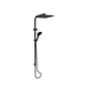 Greens Skyla Airflo Twin Rail Shower Matte Black