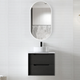 Otti Byron 600X460X550 Wall Hung Black Oak Plywood Cabinet