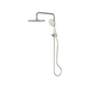 Greens Rocco Short Twin Rail Shower Pvd Brushed Nickel