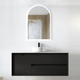 Otti Byron 1200X460X550 Wall Hung Black Oak Plywood Cabinet