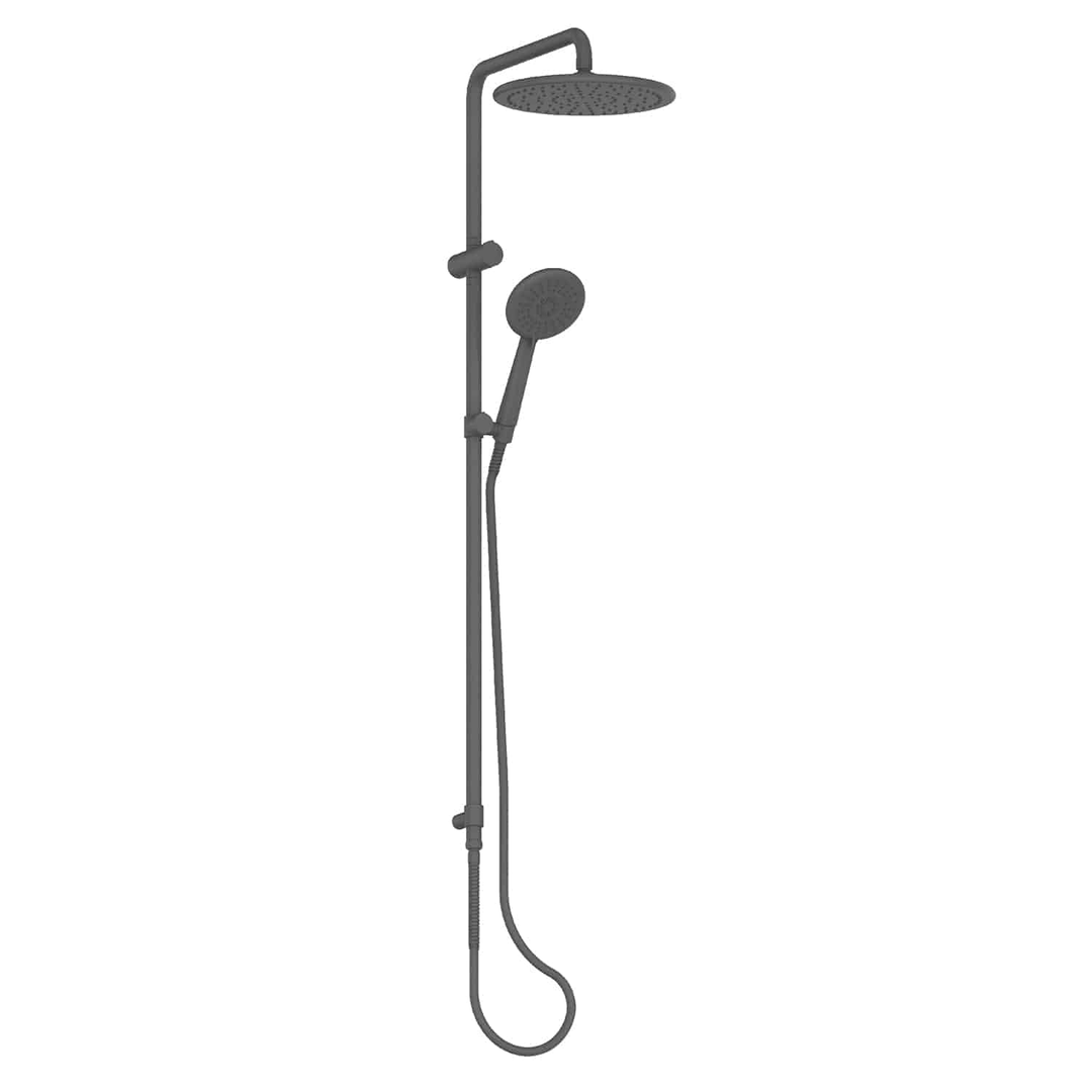 Greens Rocco Twin Rail Shower Gun Metal