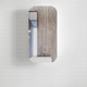 Otti Newport White Shaving Cabinet White - Soft Square Mirror