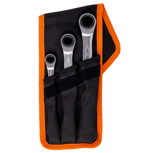 Bahco Reversible Ratchet Spanner Set – S4Rm/3T