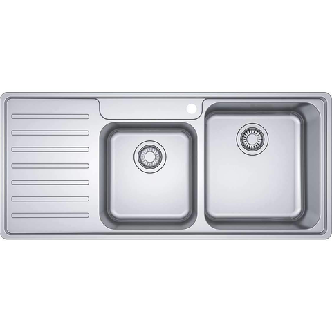 Franke Bell Inset Sink Double Bowl With Drainer 1080mm Bcx621Rhd
