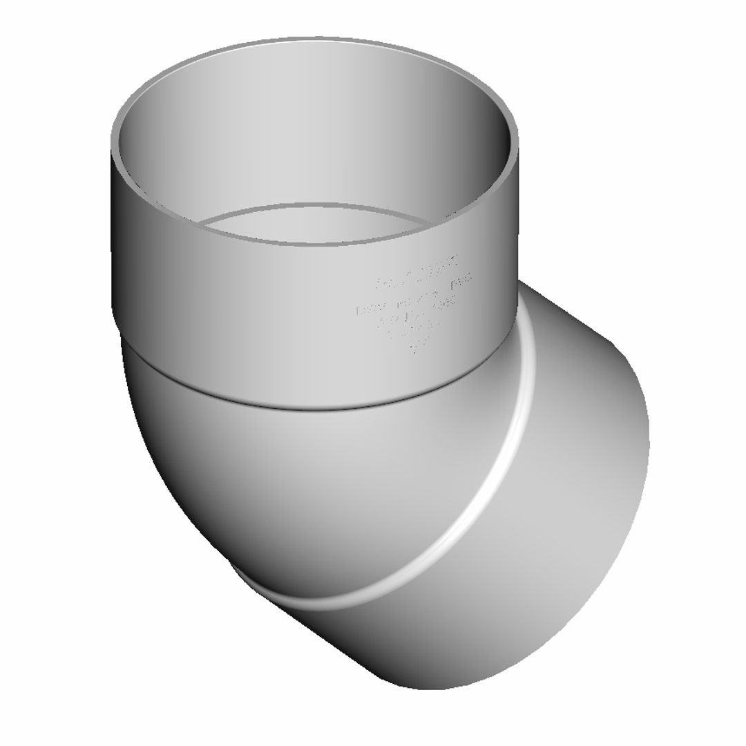 DWV 45 Degree Bend FF