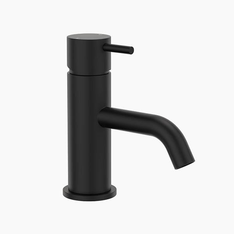 Clark Round Pin Basin Mixer - Matte Black