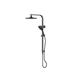 Greens Corban Twin Rail Shower Pvd Gun Metal