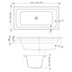 Decina Carina Contour 12 Jetss Spa Wh/Cp CaCnspaw 1675mm