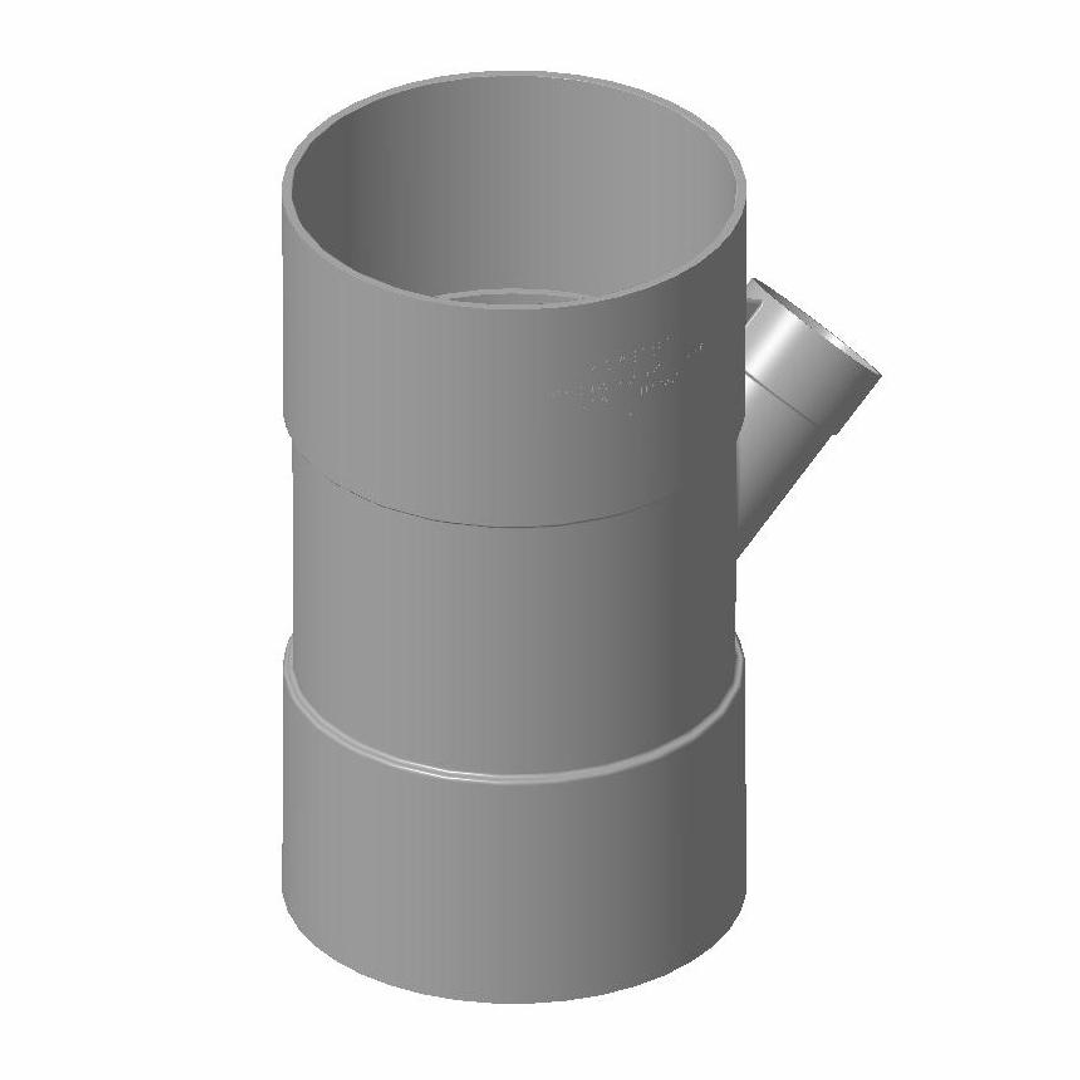 DWV Reducing 45 Degree Junction