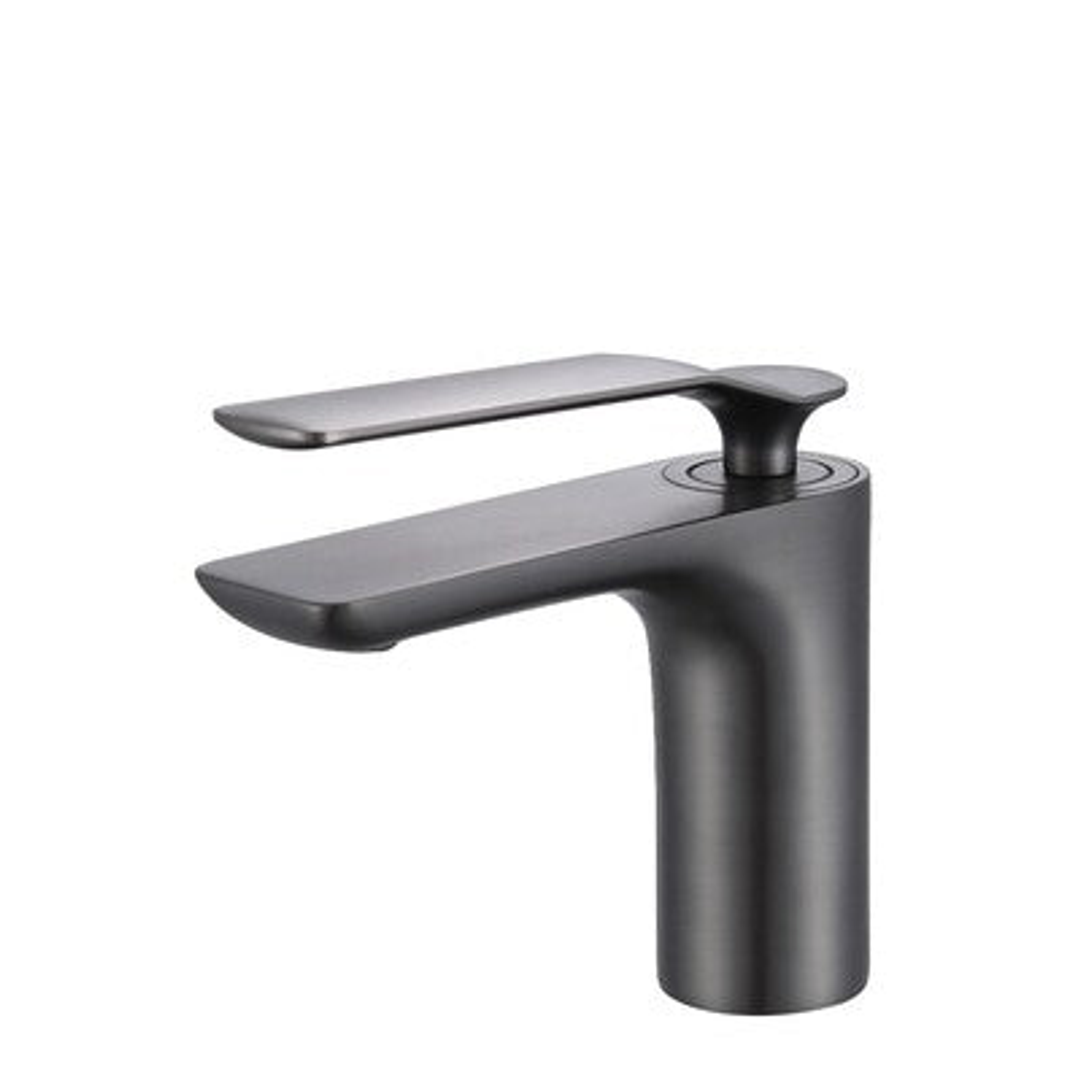 Synergii Basin Mixer Brushed Brushed Gun Metal By Streamline