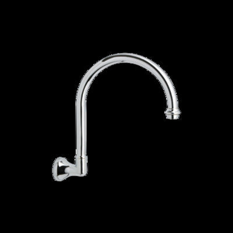 Ram Merino Wall Sink Gooseneck Spout 175mm Chrome White