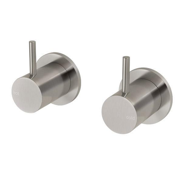 Phoenix Vivid Slimline Wall Top Assemblies - Brushed Nickel