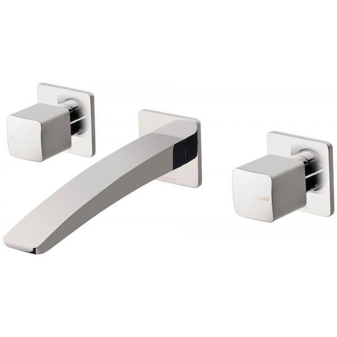 Phoenix Rush Wall Basin/Bath Tap Set