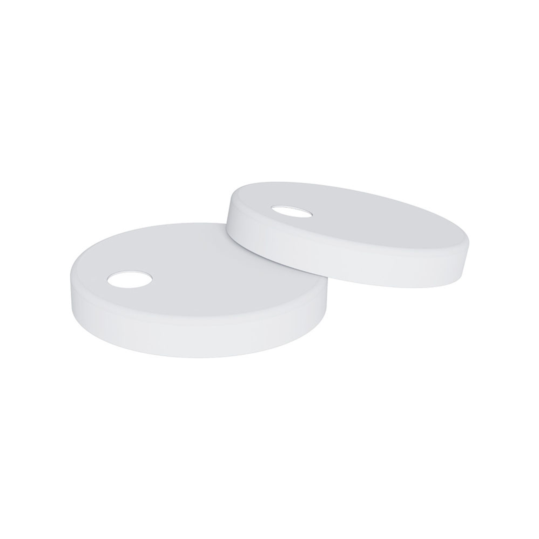 Fienza Matte White Seat Hinge Cover For Slim Seat (Pair) 200307Mw