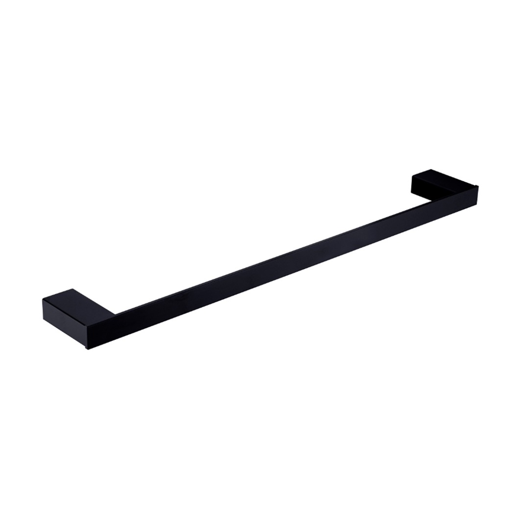 Nero Celia 600mm Single Towel Rail - Matt Black