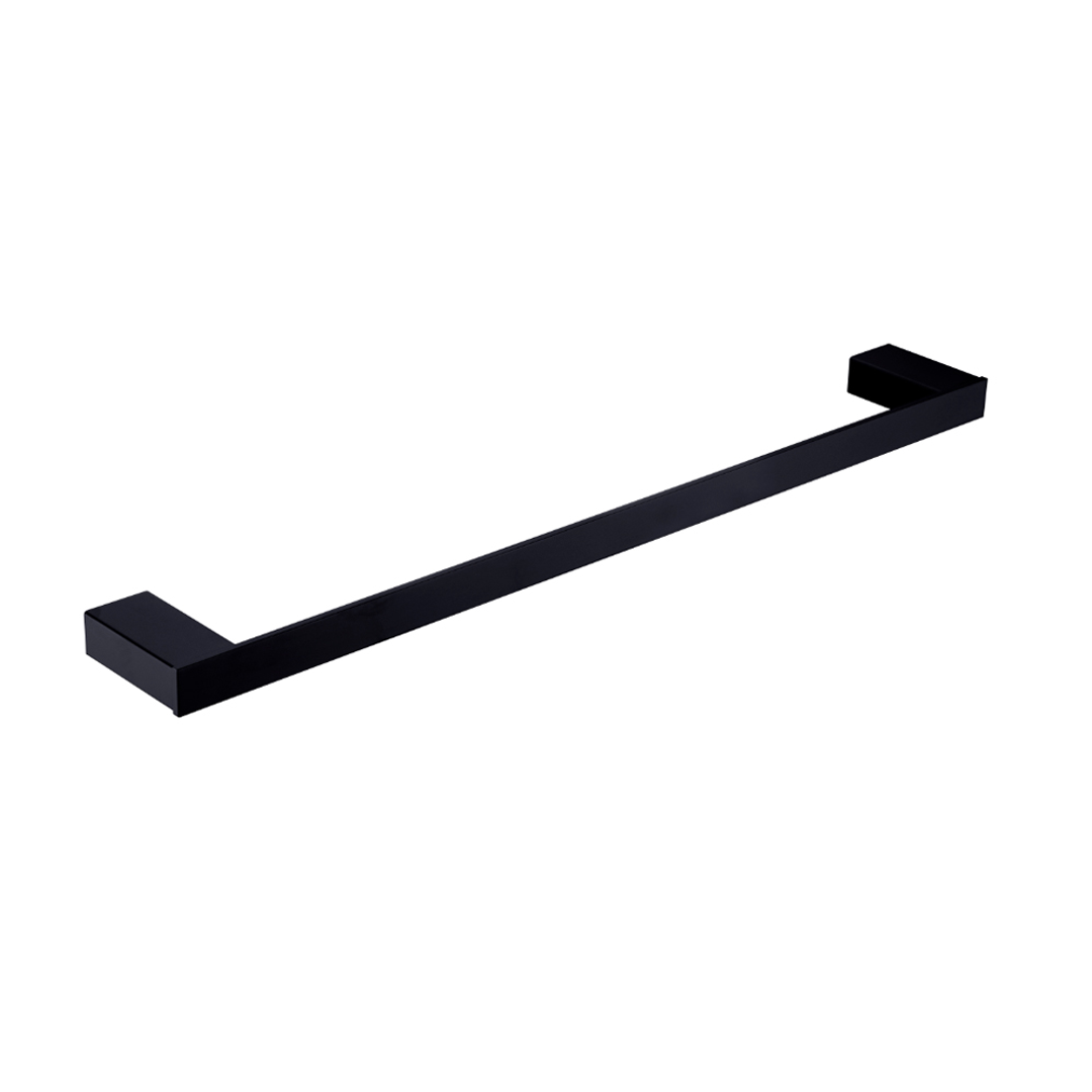 Nero Celia 600mm Single Towel Rail - Matt Black