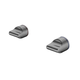 Nero Pearl Wall Top Assemblies - Gun Metal Grey