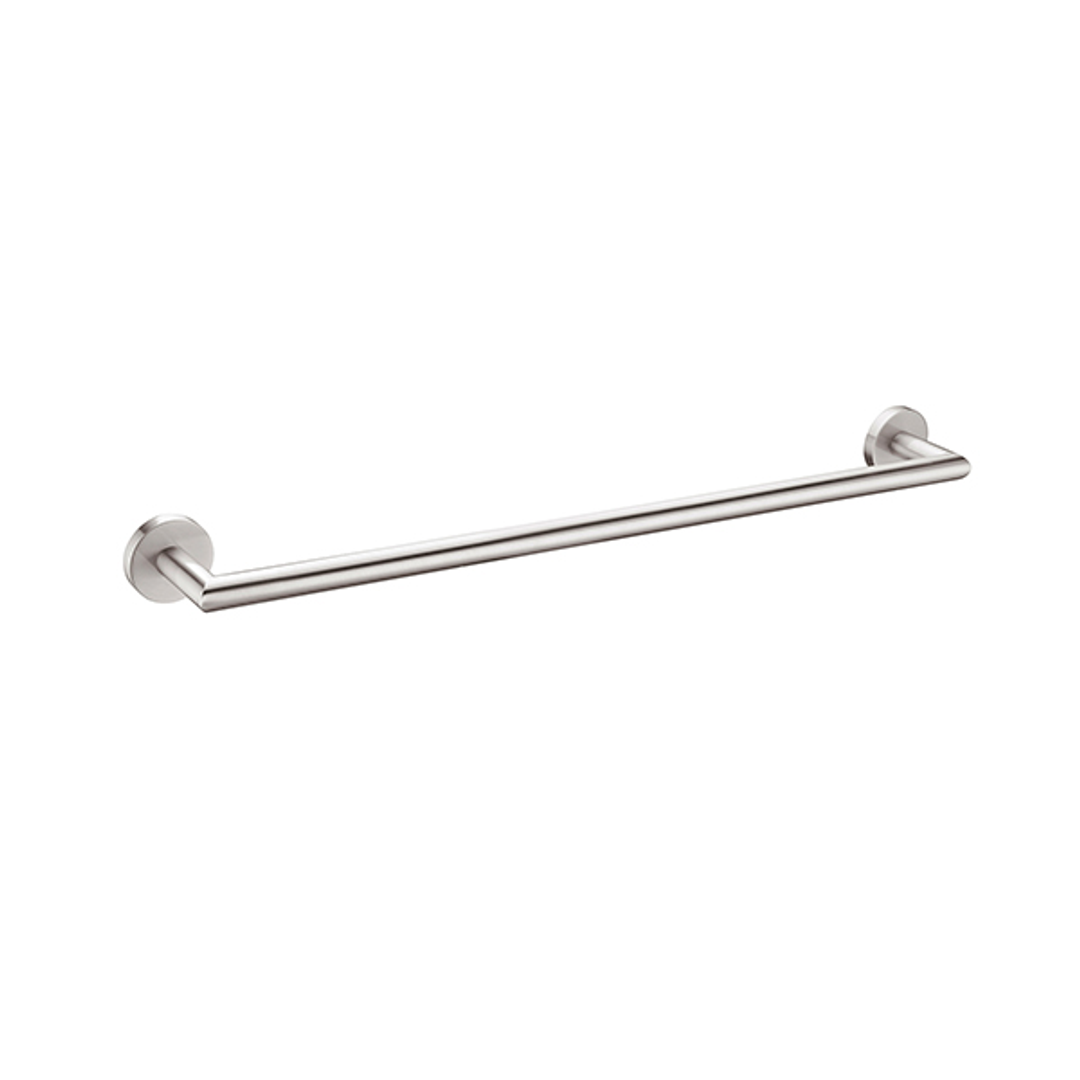 Nero Dolce Single Towel Rail 700mm - Brushed Nickel