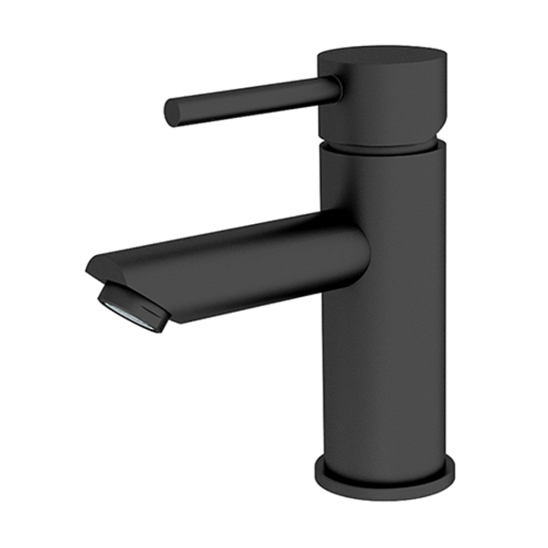 Nero Dolce Basin Mixer Straigh Spout - Matt Black