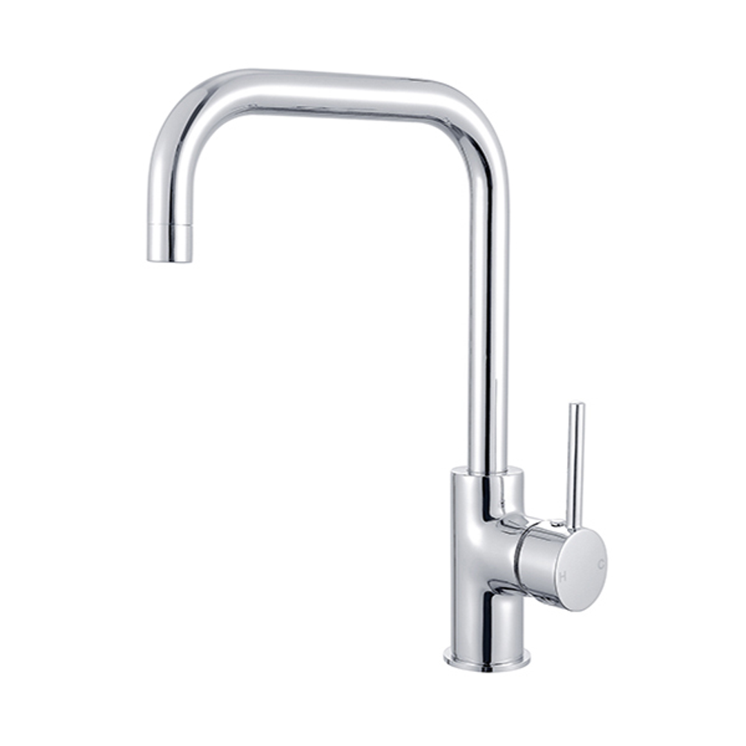 Nero Dolce Kitchen Mixer Square Shape - Chrome