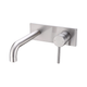 Nero Dolce Wall Basin Mixer (Stylish Spout) Brushed Nickel