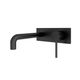 Nero Dolce Wall Basin Mixer (Stylish Spout) Matt Black