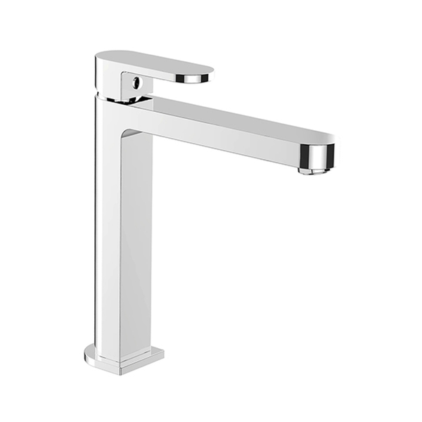 Nero Ecco Tall Basin Mixer  Chrome