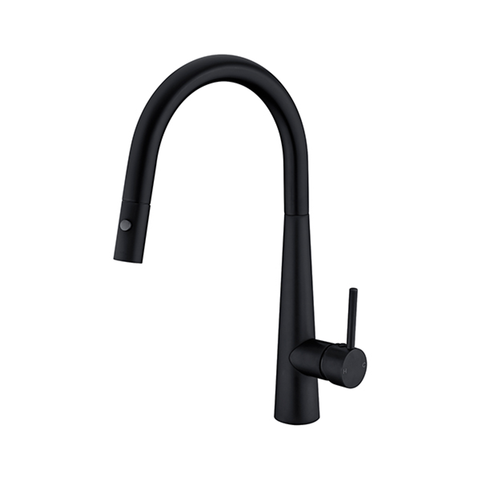 Nero Dolce Pull Out Sink Mixer With Vegie Spray Function - Matte Black