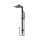 Nero Rain Square Shower Set Double Hose - Matte Black