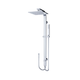 Nero Rain Square Shower Set Double Hose - Chrome