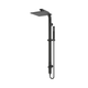 Nero Rain Square Shower Set Single Hose - Matte Black