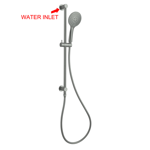 Nero Dolce 3 Function Rail Shower - Gun Metal Grey