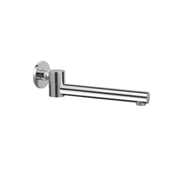 Nero Dolce Wall Mounted Swivel Bath Spout Chrome