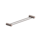 Nero Opal Double Towel Rail Brushed Bronze 600mm
