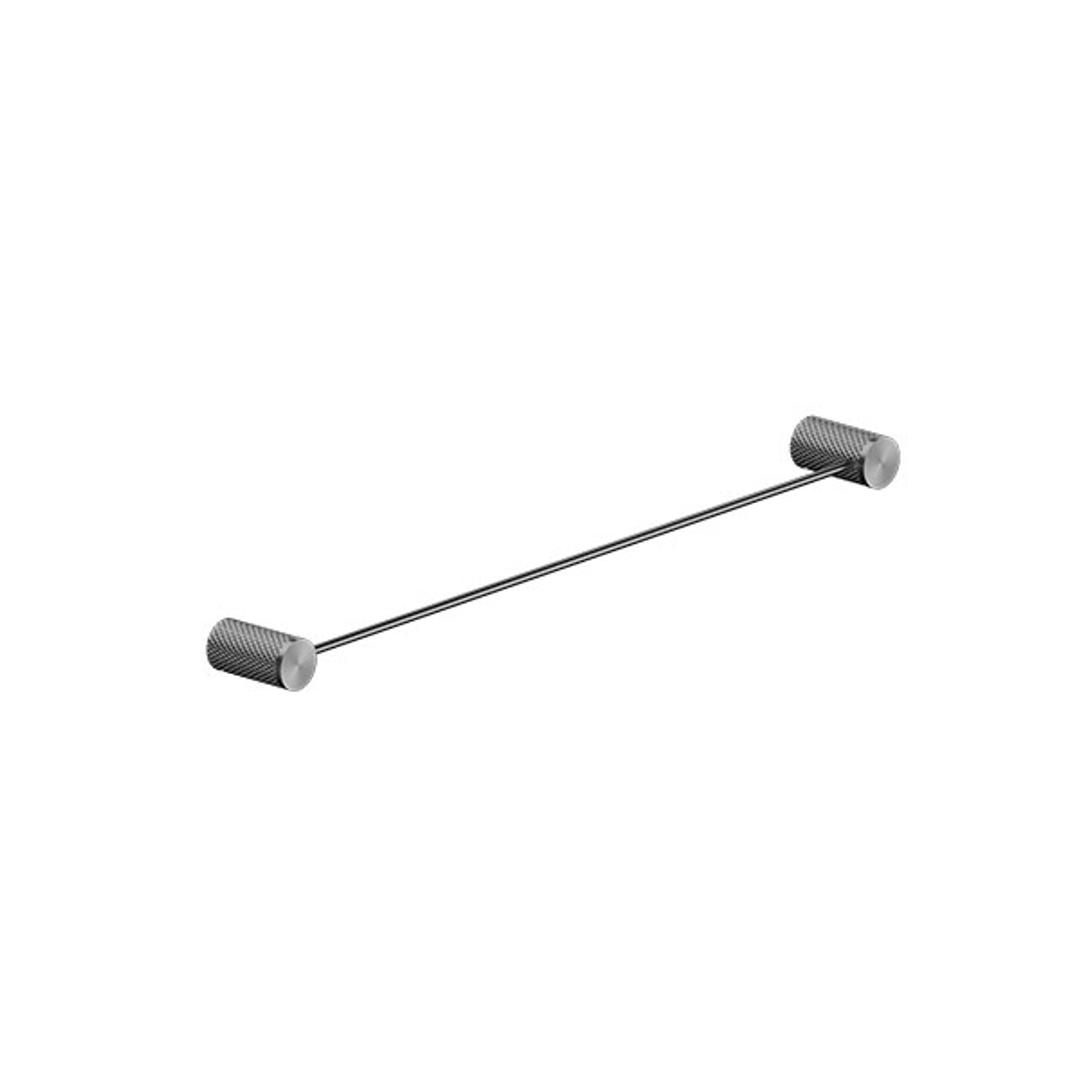 Opal Single Towel Rail Gunmetal 600mm