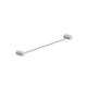 Nero Opal Single Towel Rail Brushed Nickel 600mm