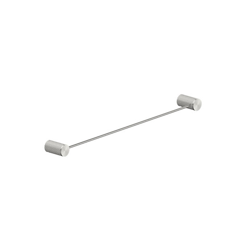 Opal Single Towel Rail Brushed Nickel 600mm