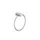 Nero Opal Towel Ring Brushed Nickel